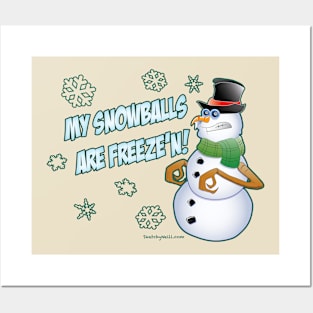 Frozen Snowballs Posters and Art